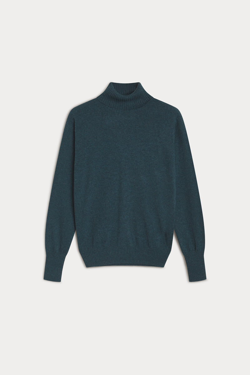 jersey cuello vuelto cashmere hombre