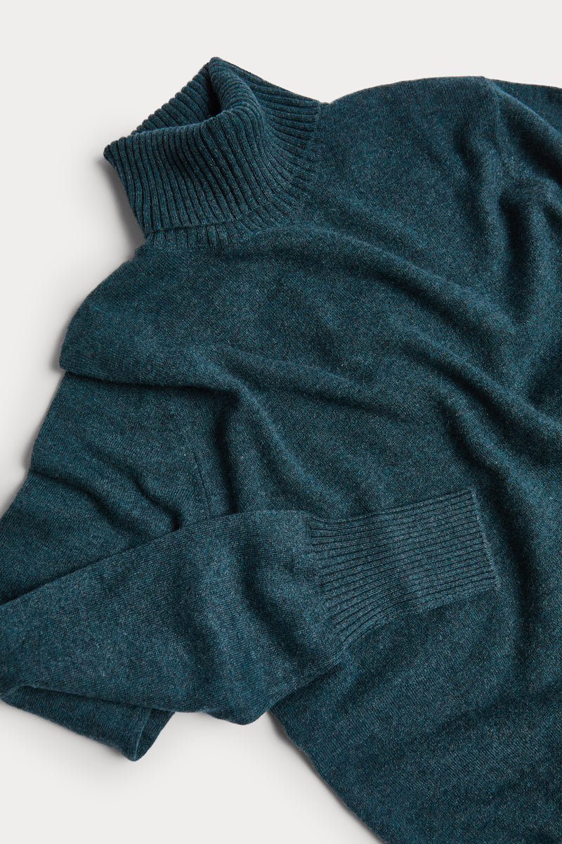 jersey cuello vuelto cashmere hombre