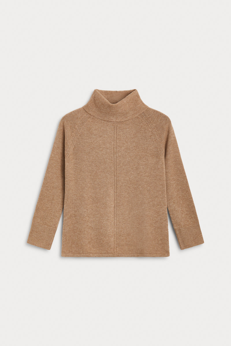 Jersey Cuello Vuelto 100% cashmere - AGAIN Cashmere