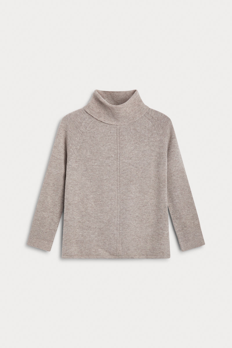 Jersey Cuello Vuelto 100% cashmere - AGAIN Cashmere