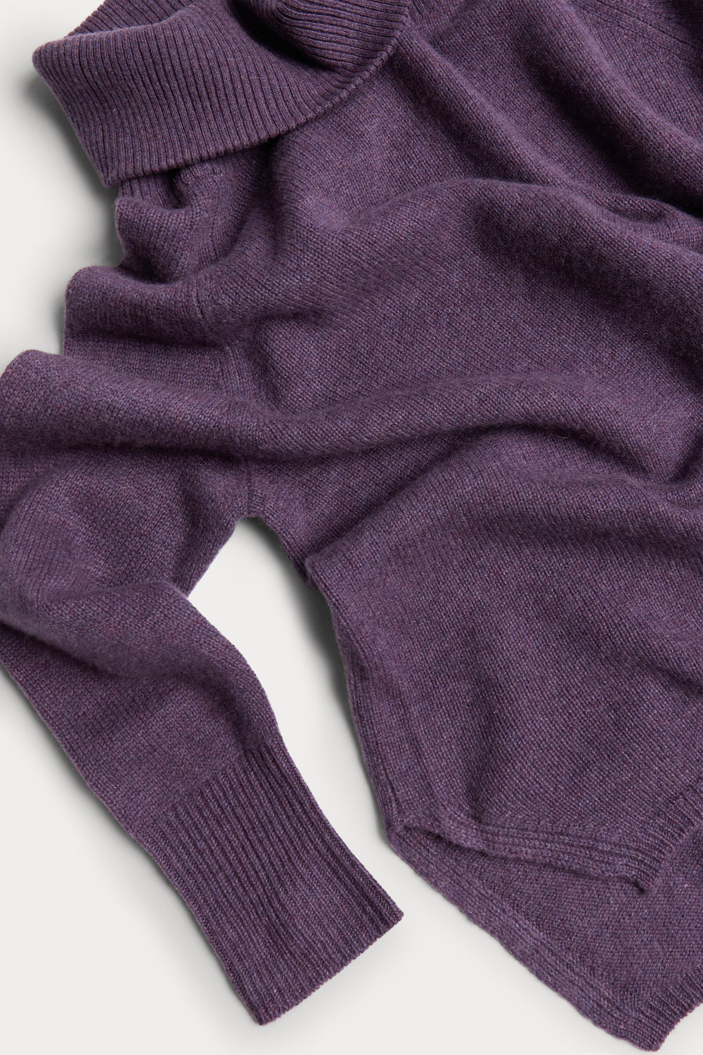 jersey cuello vuelto oversize cashmere mujer 