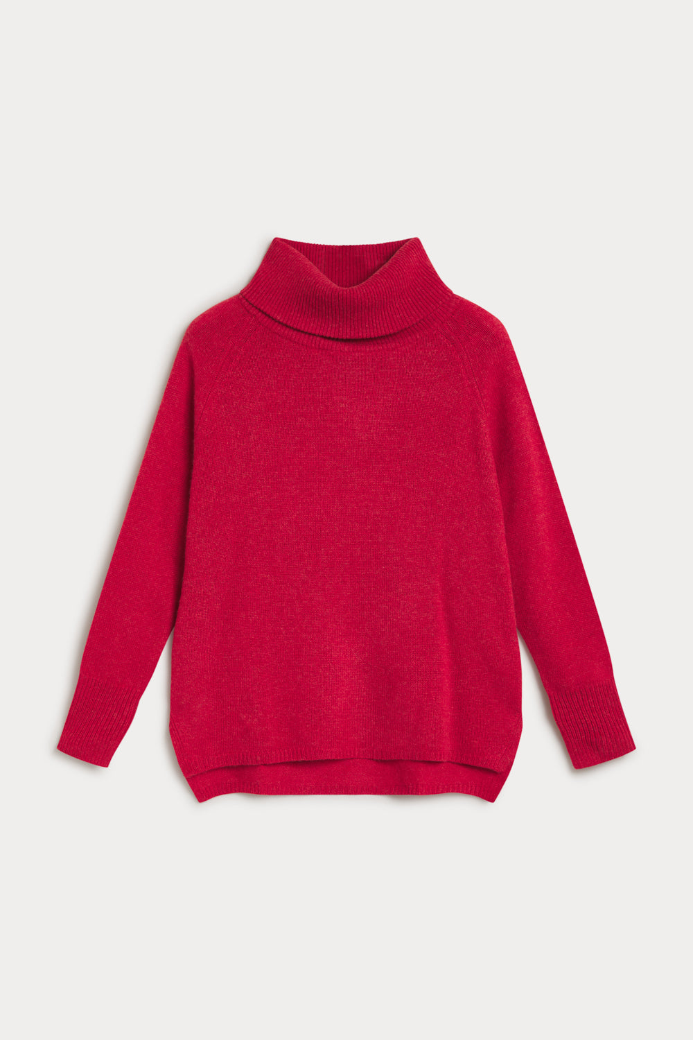 jersey cuello vuelto oversize cashmere mujer 