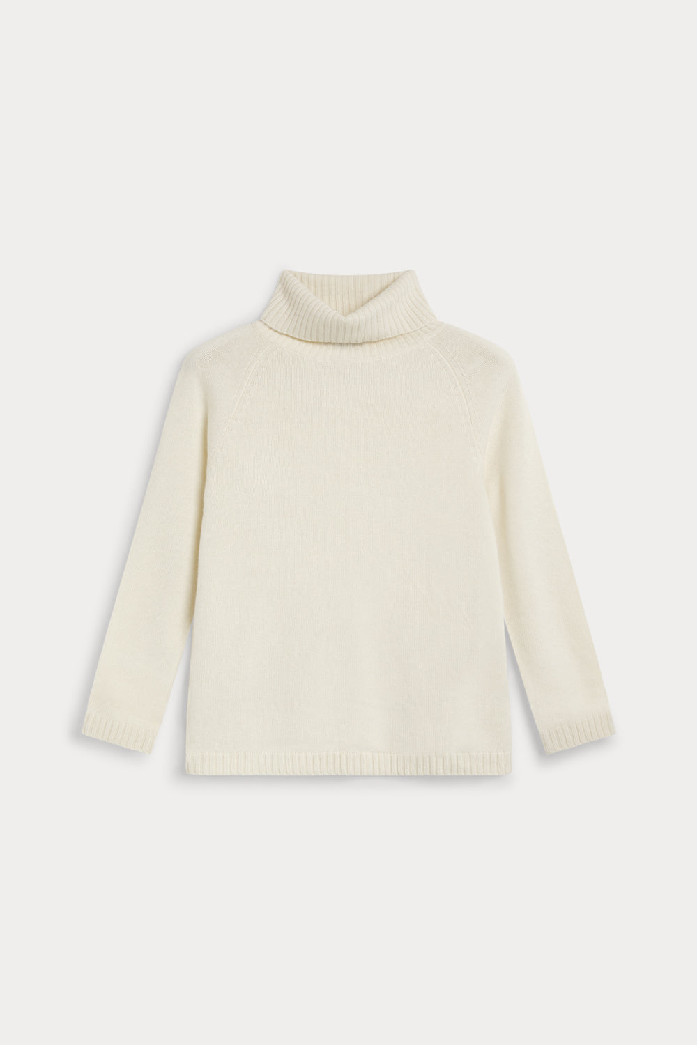 jersey cuello vuelto cuatro cabos 100% cashmere. AGAIN cashmere blanco