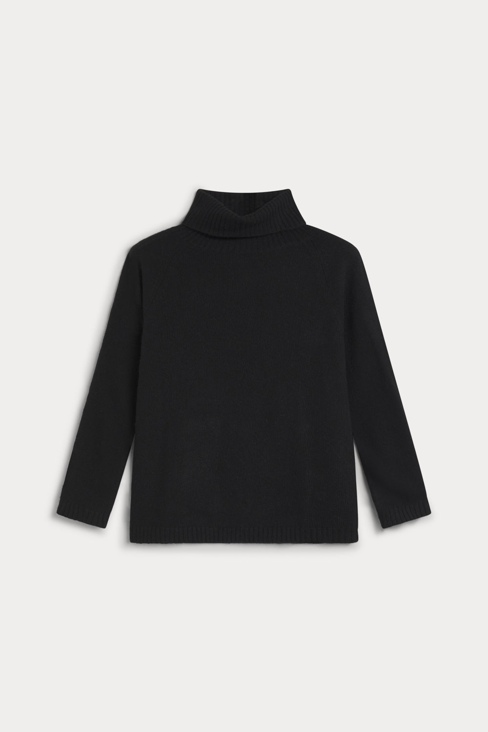 jersey cuello vuelto cuatro cabos 100% cashmere. AGAIN cashmere negro
