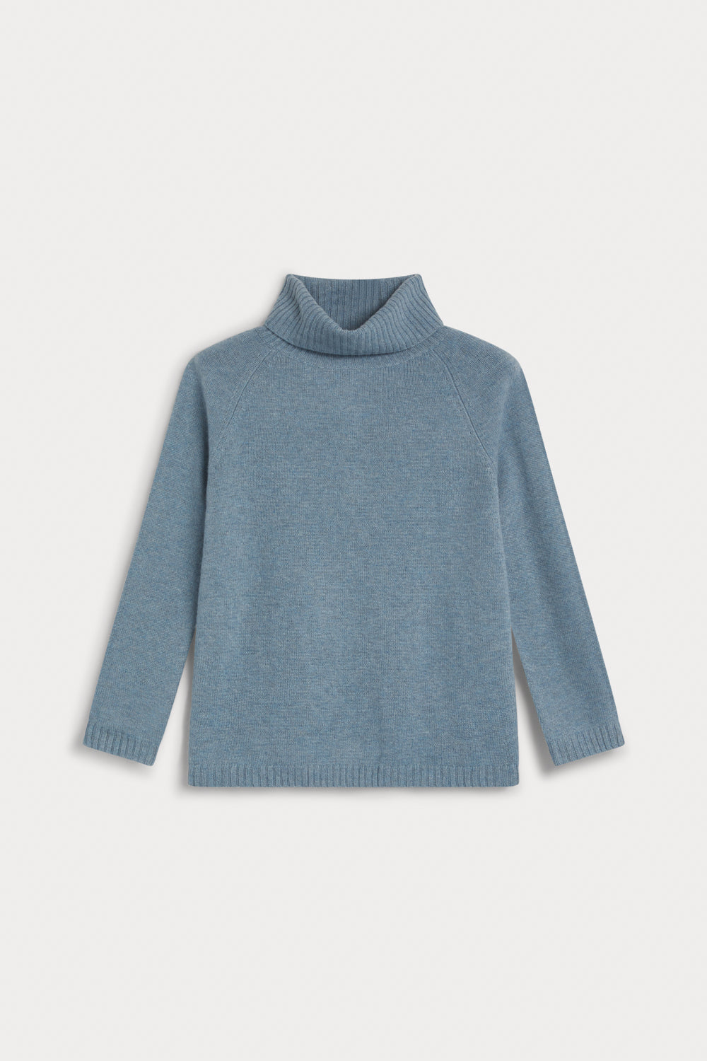 jersey cuello vuelto cuatro cabos 100% cashmere. AGAIN cashmere baby blue