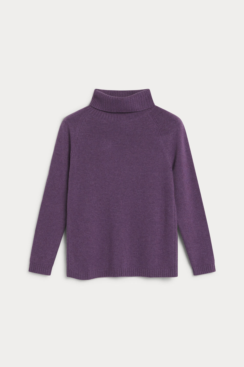 jersey cuello vuelto cuatro cabos 100% cashmere. AGAIN cashmere uva