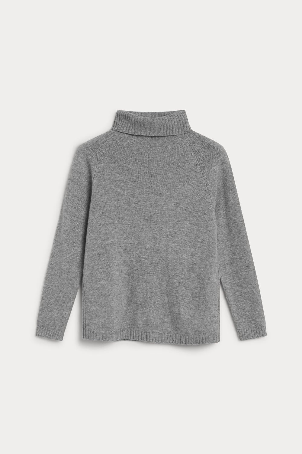 Four-strand turtleneck sweater