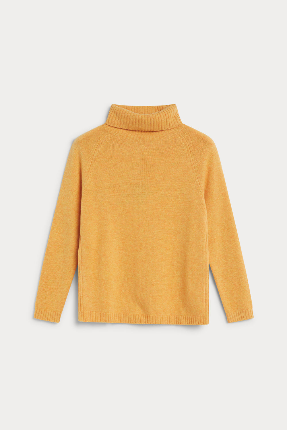 Four-strand turtleneck sweater