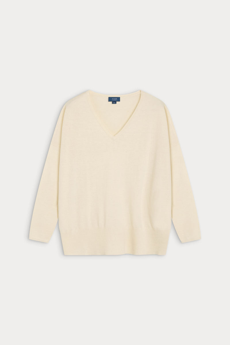 jersey pico cashmere seda oversize mujer