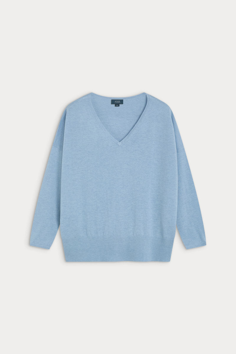 jersey pico cashmere seda oversize mujer