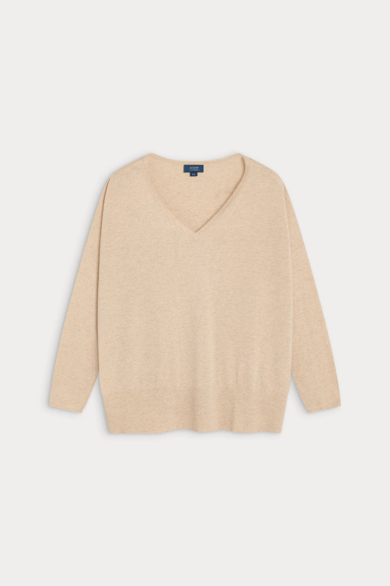 jersey pico cashmere seda oversize mujer