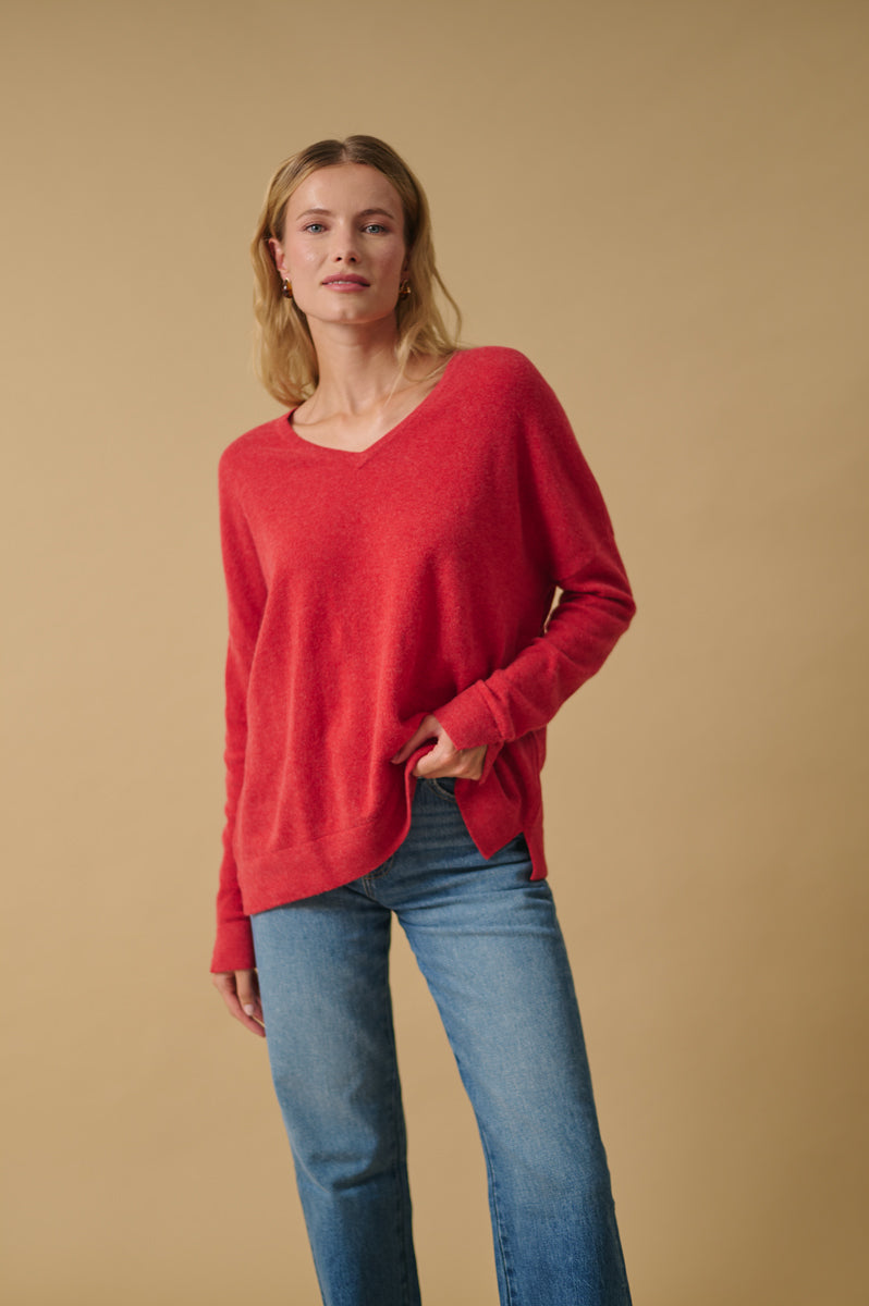 Jersey Cuello Pico Boyfriend