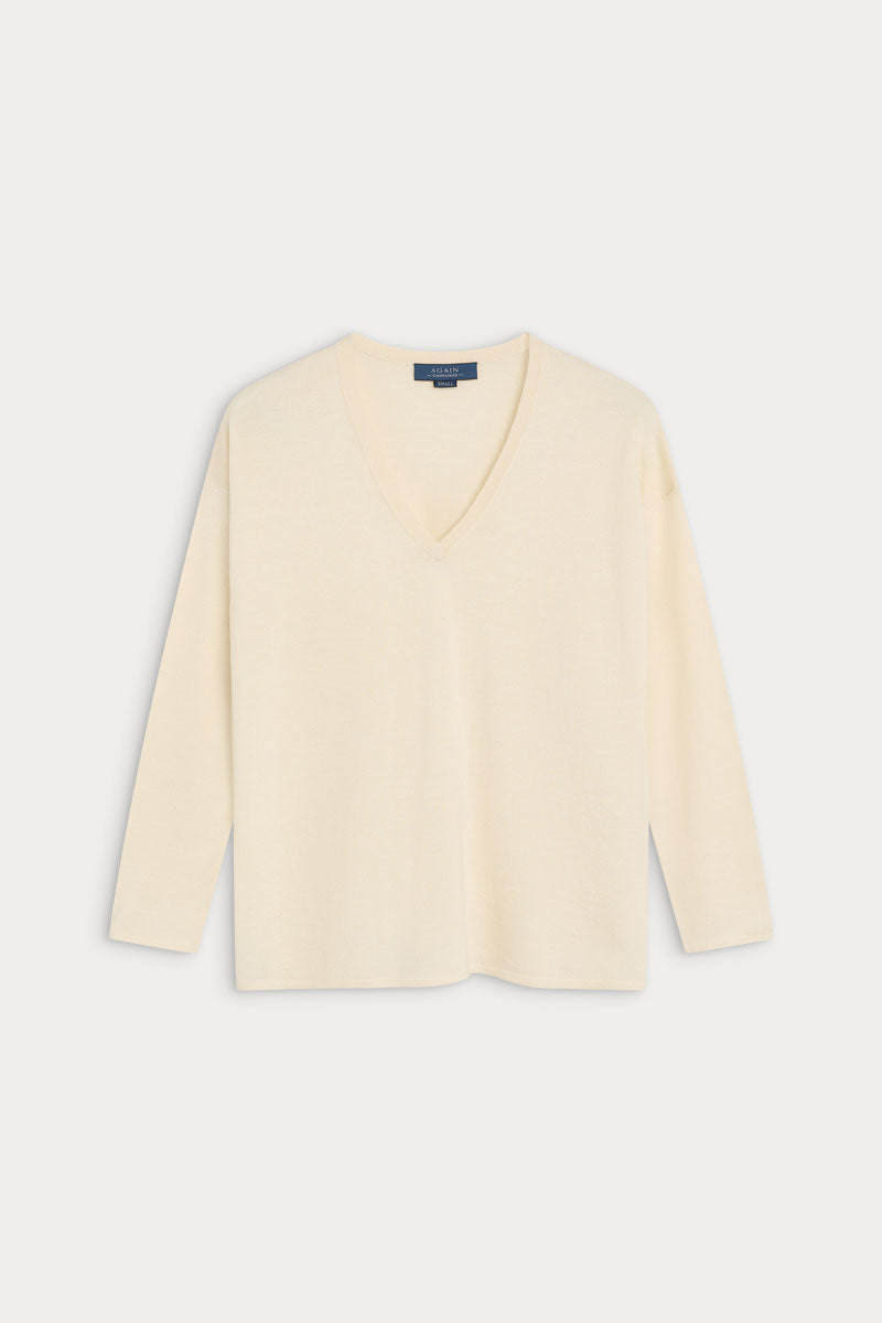 jersey pico cashmere seda oversize mujer