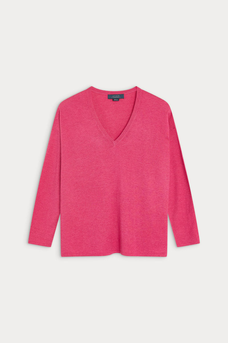 jersey pico cashmere seda oversize mujer