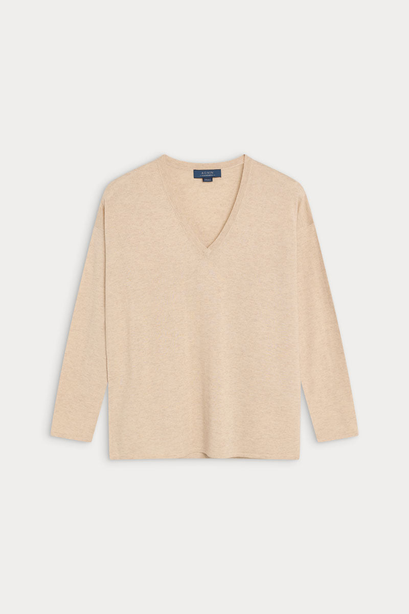 jersey pico cashmere seda oversize mujer