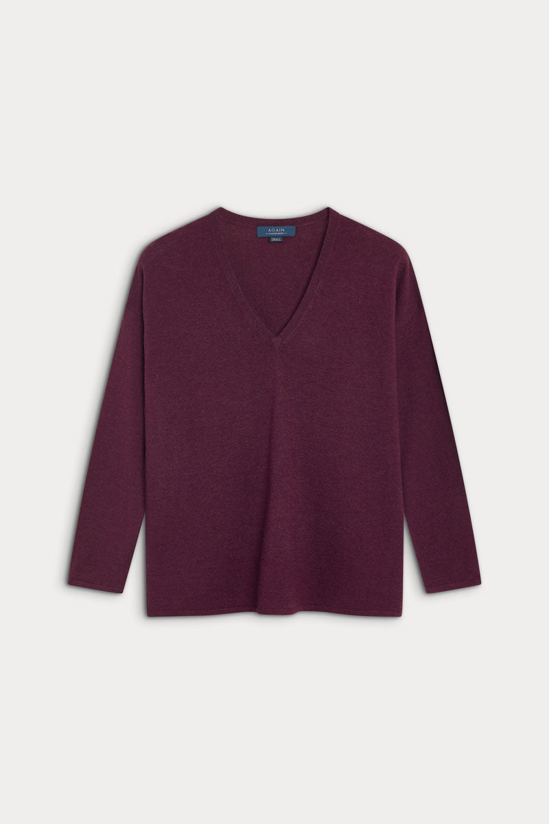 jersey pico cashmere seda oversize mujer