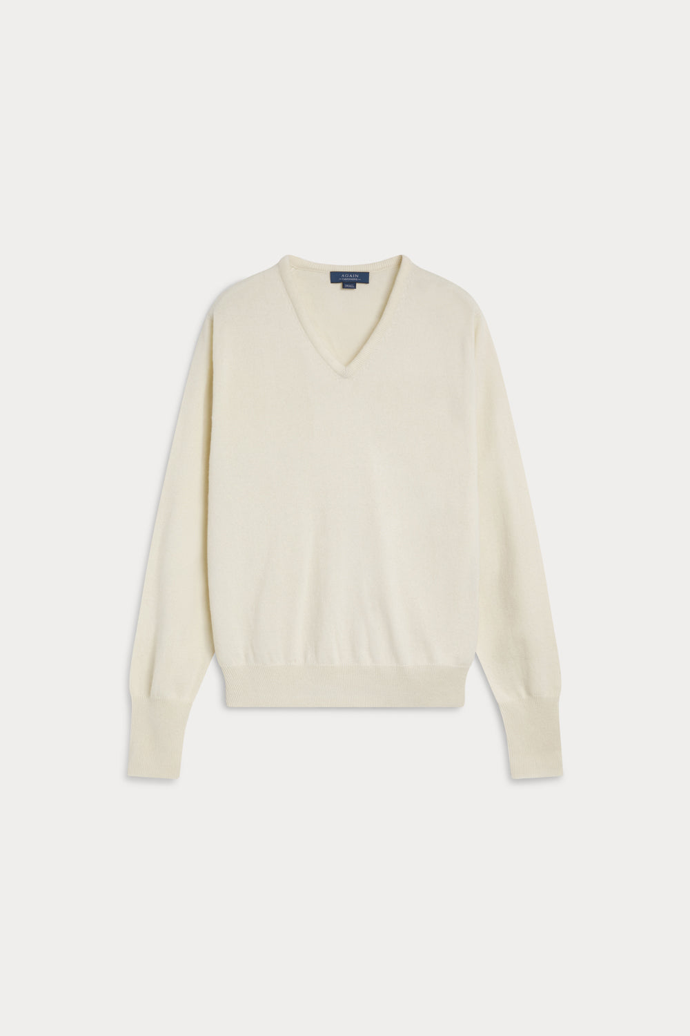 jersey pico dos cabos cashmere hombre blanco