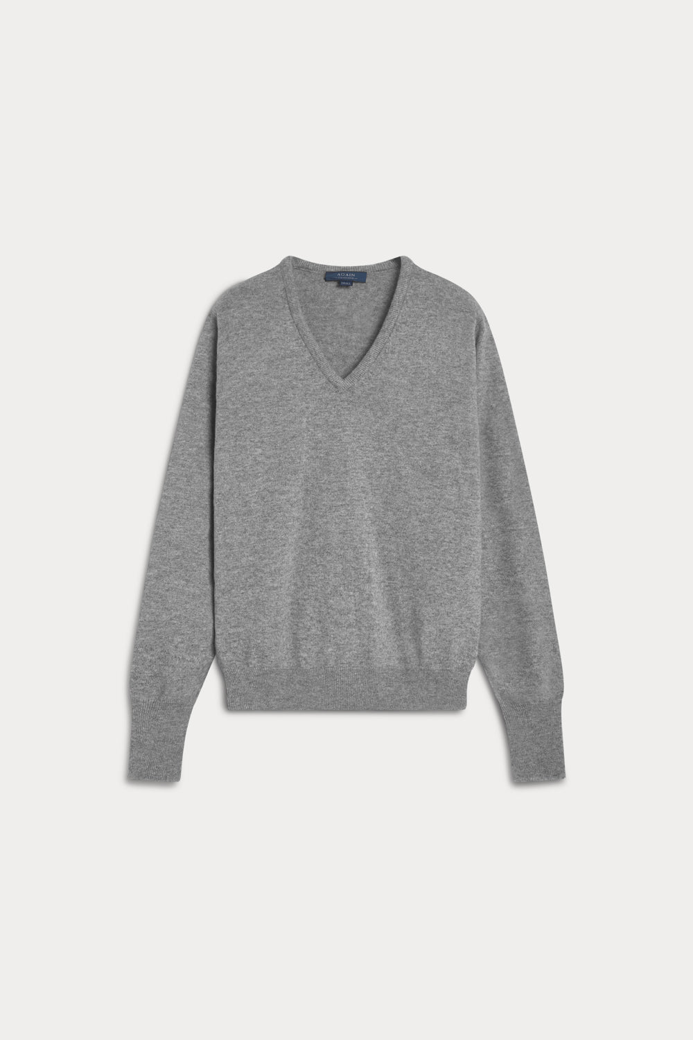 jersey pico dos cabos cashmere hombre gris