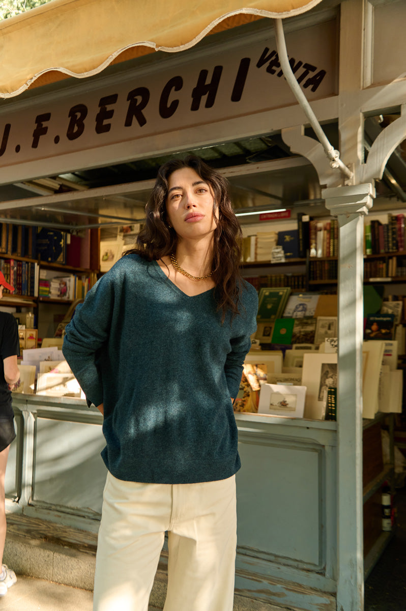 Jersey Cuello Pico Oversize