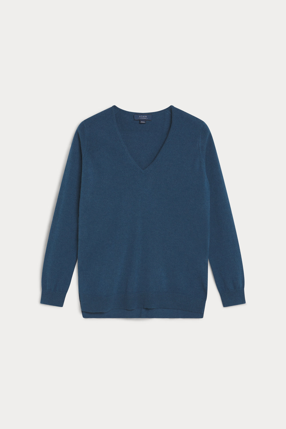 jersey boyfriend cashmere mujer- azul
