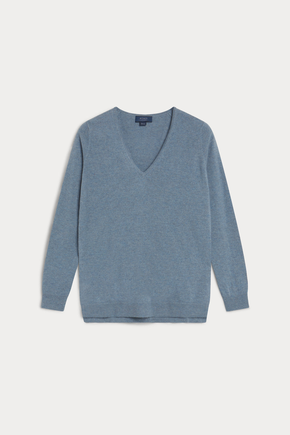 jersey boyfriend cashmere mujer- baby blue