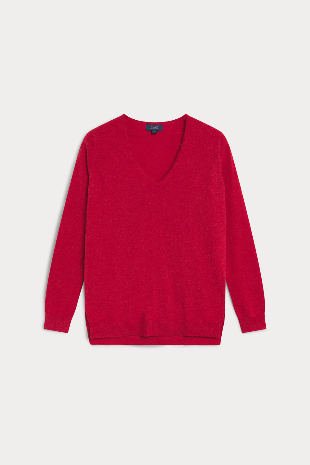 jersey boyfriend cashmere mujer- cherry