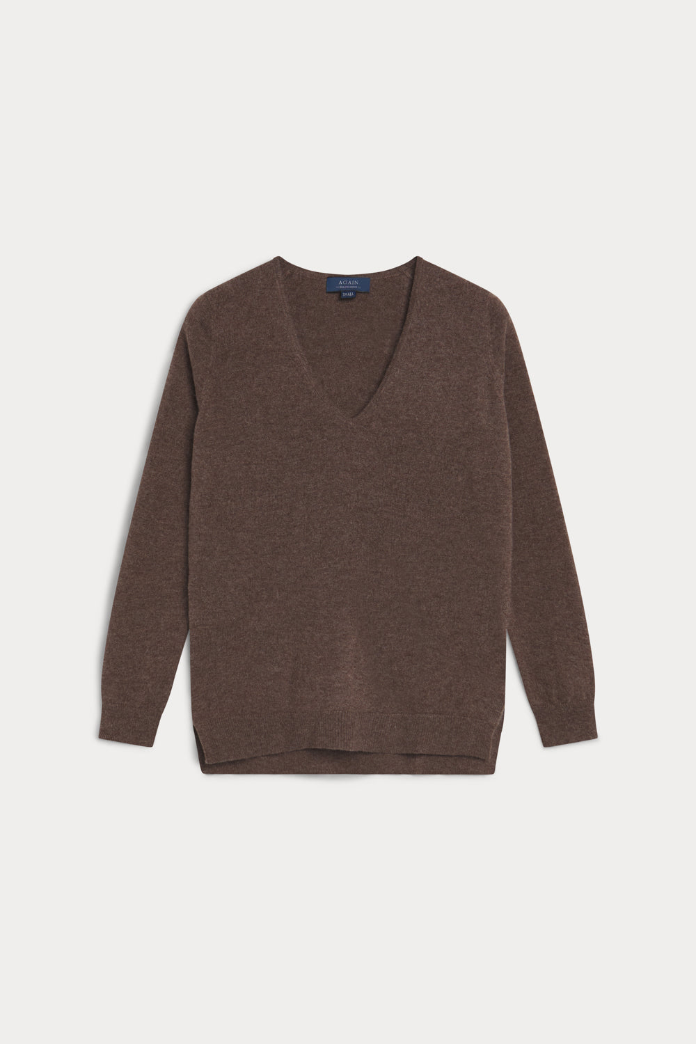 jersey boyfriend cashmere mujer- marron