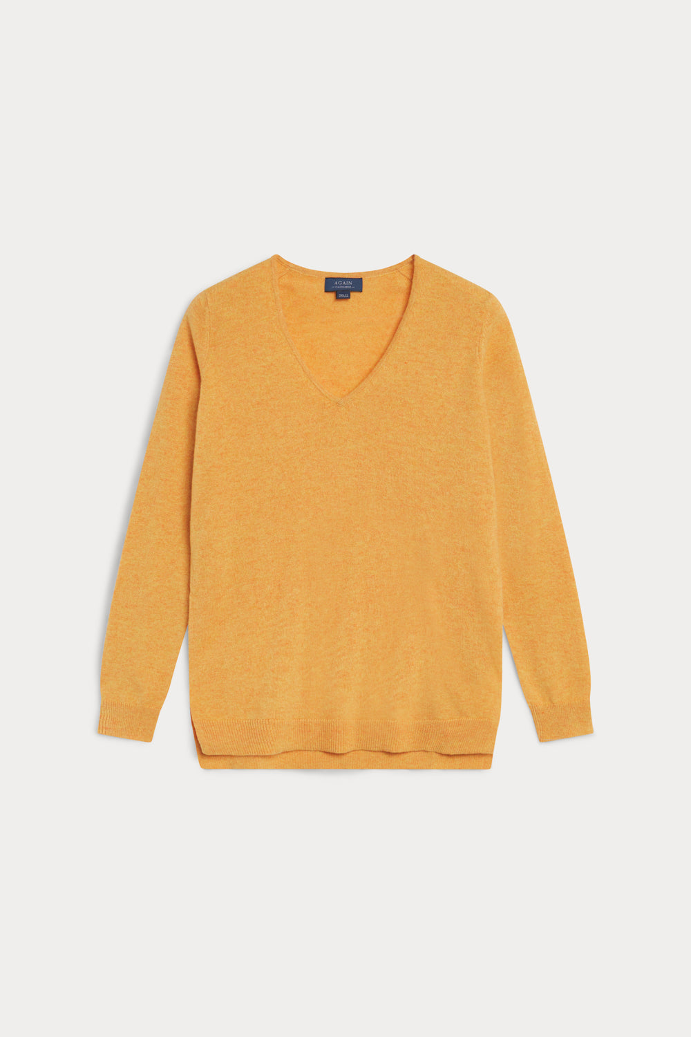 jersey boyfriend cashmere mujer- amarillo
