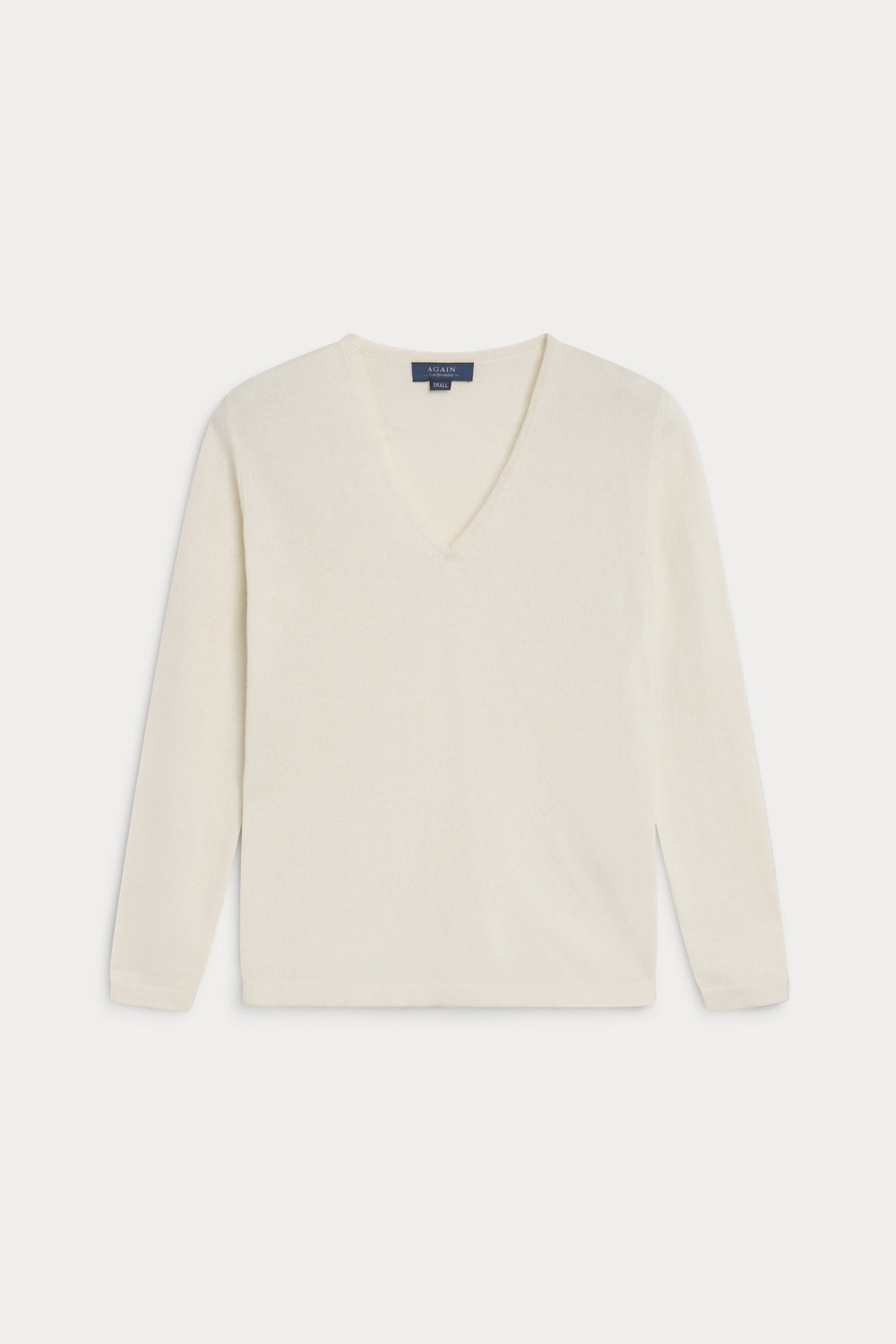 jersey pico cashmere mujer- blanco