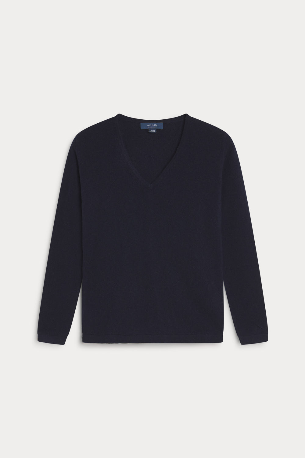 jersey pico cashmere mujer- azul