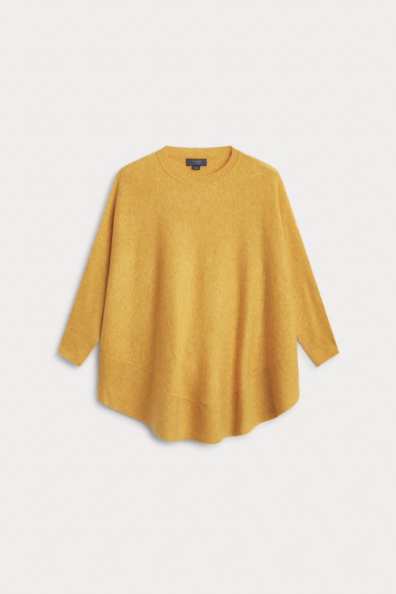 poncho caja redondo 100% cashmere. AGAIN Cashmere.