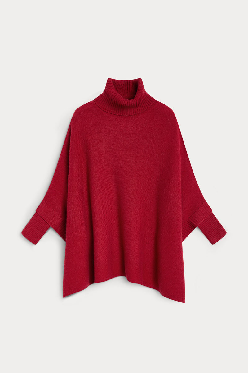 Poncho Cuello Vuelto Cuatro Cabos