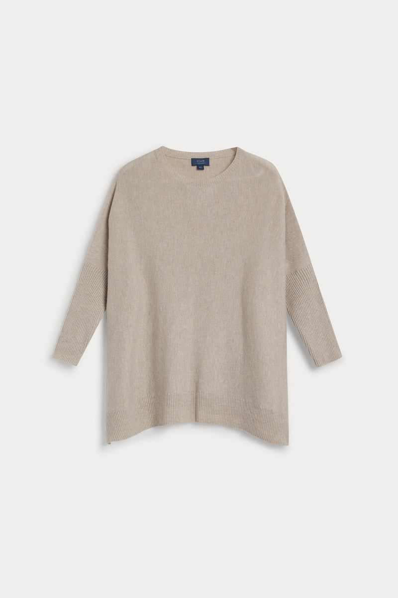 poncho cuello redondo mujer again cashmere 