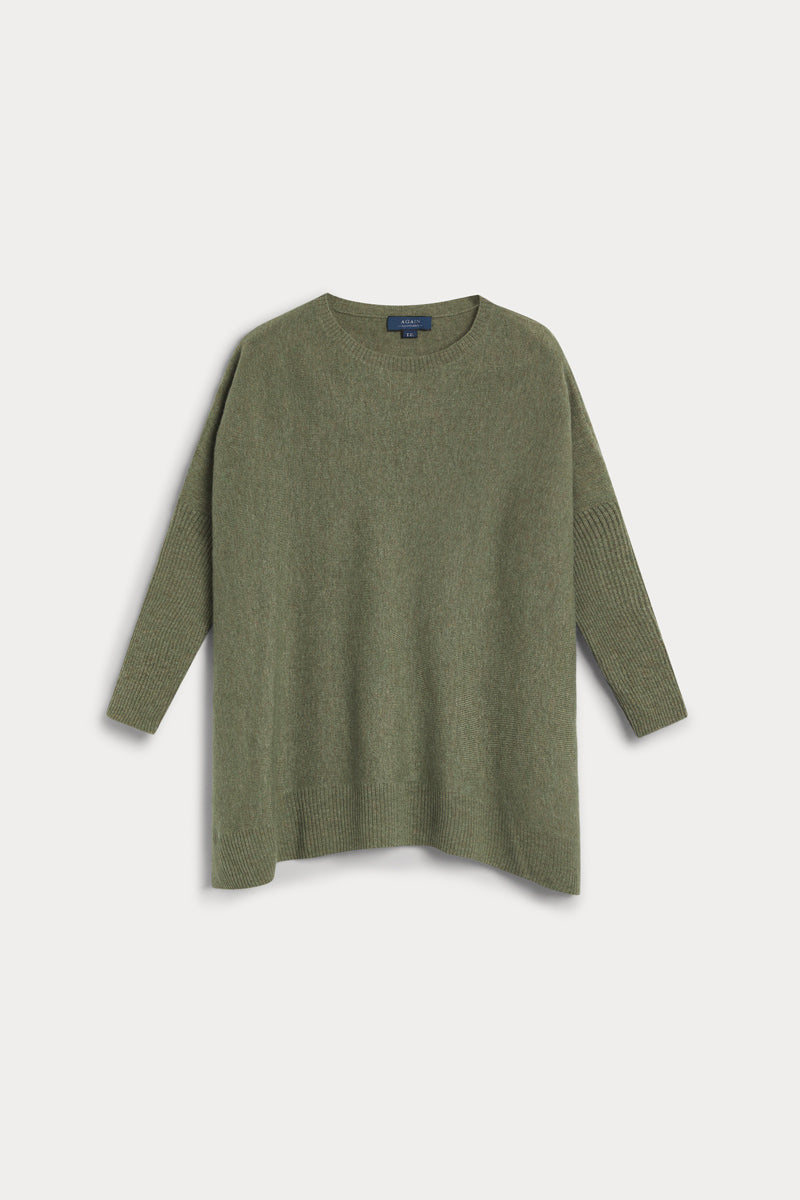poncho cuello redondo mujer again cashmere 