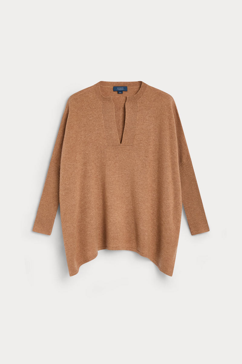 poncho cuello pico cashmere 100% cashmere.