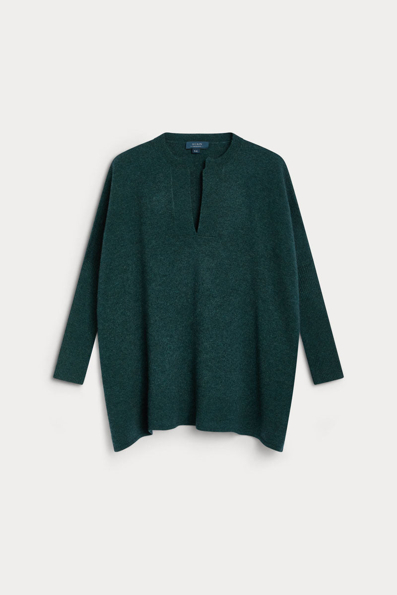 poncho cuello pico cashmere 100%. Again cashmere.
