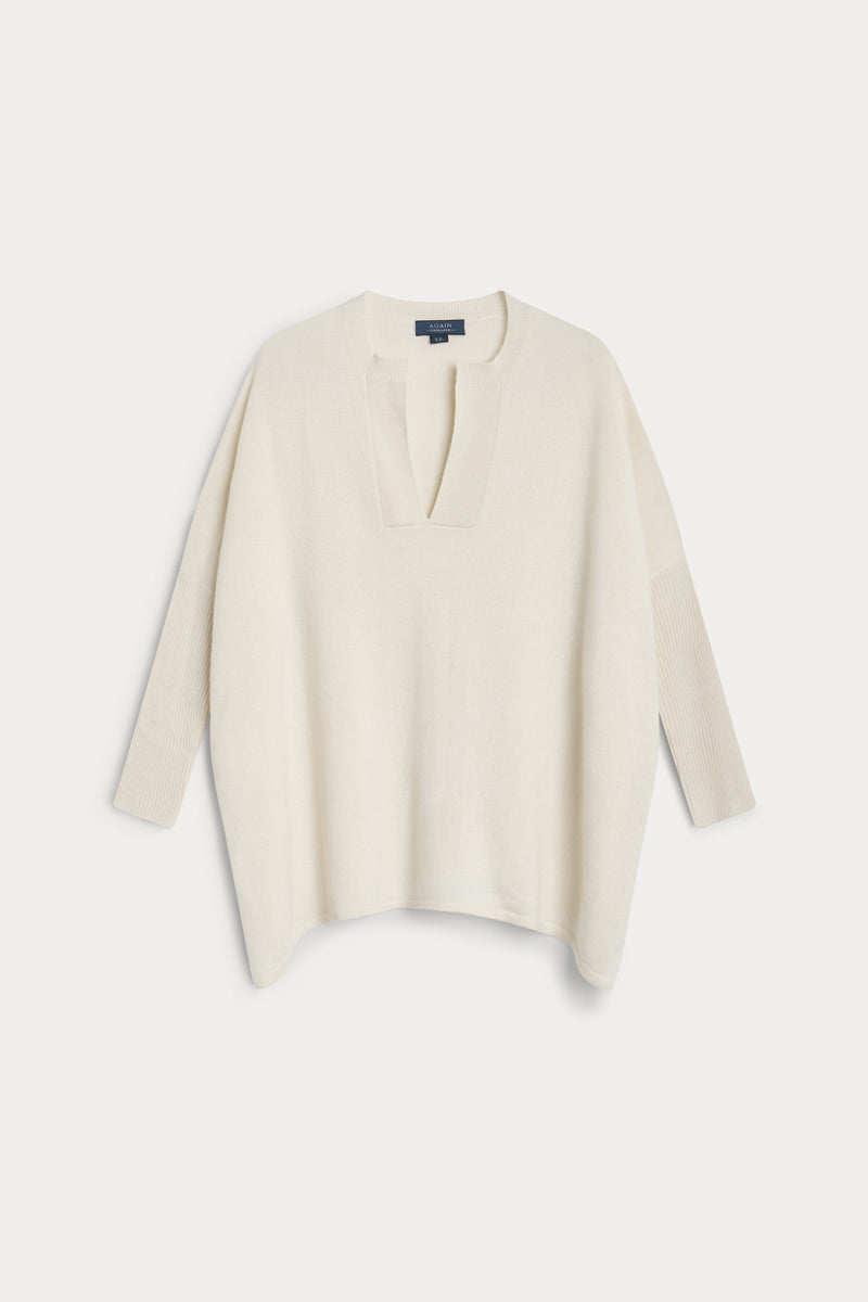 poncho cuello pico cashmere 100%. Again cashmere.