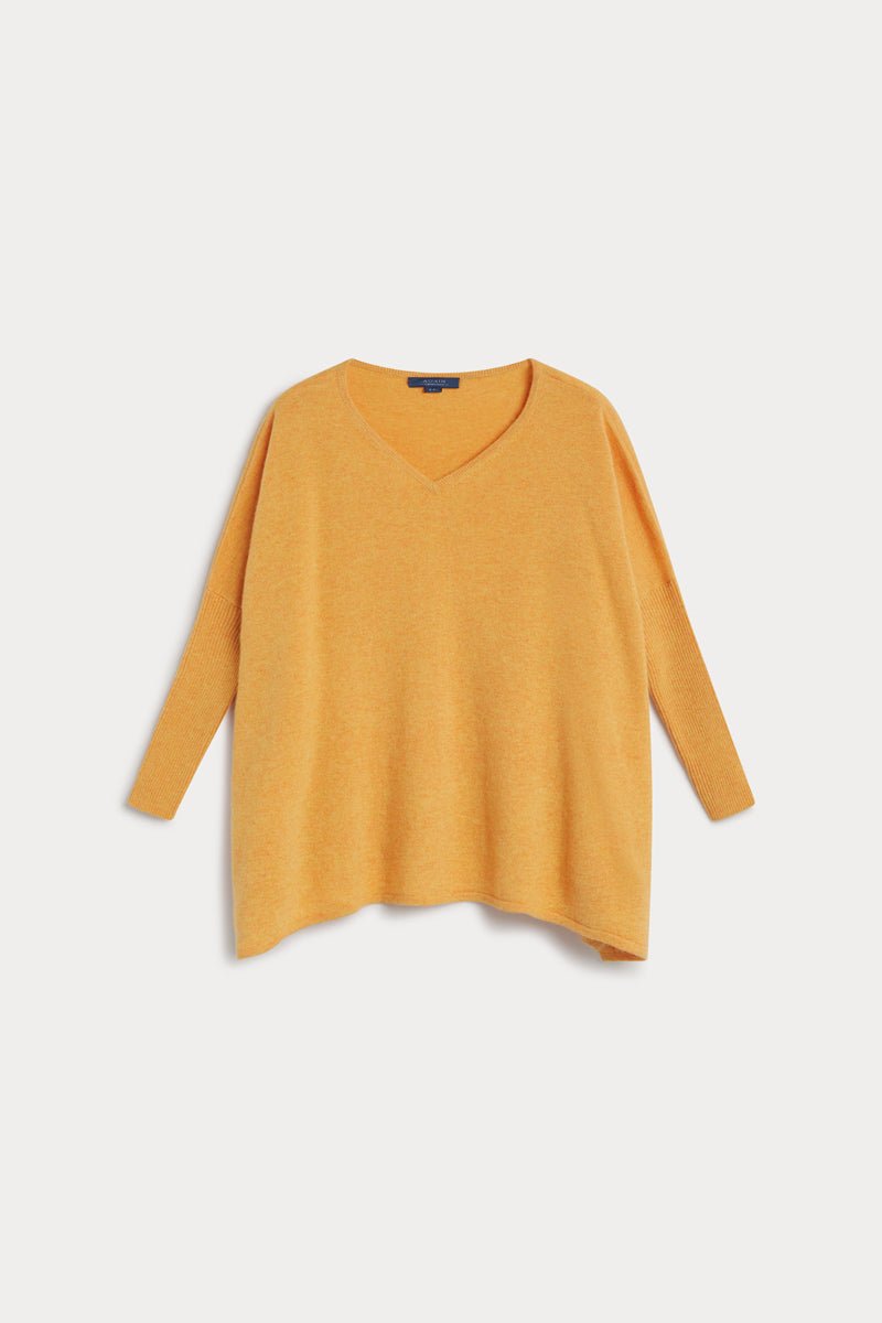Poncho cuello pico 100% cashmere. AGAIN Cashmere.