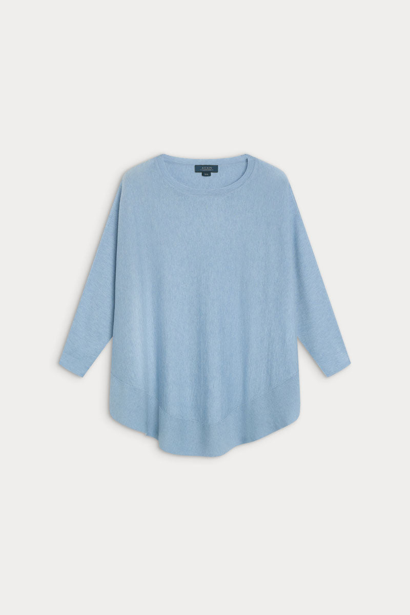 Poncho Caja Redondo Cashmere y Seda 