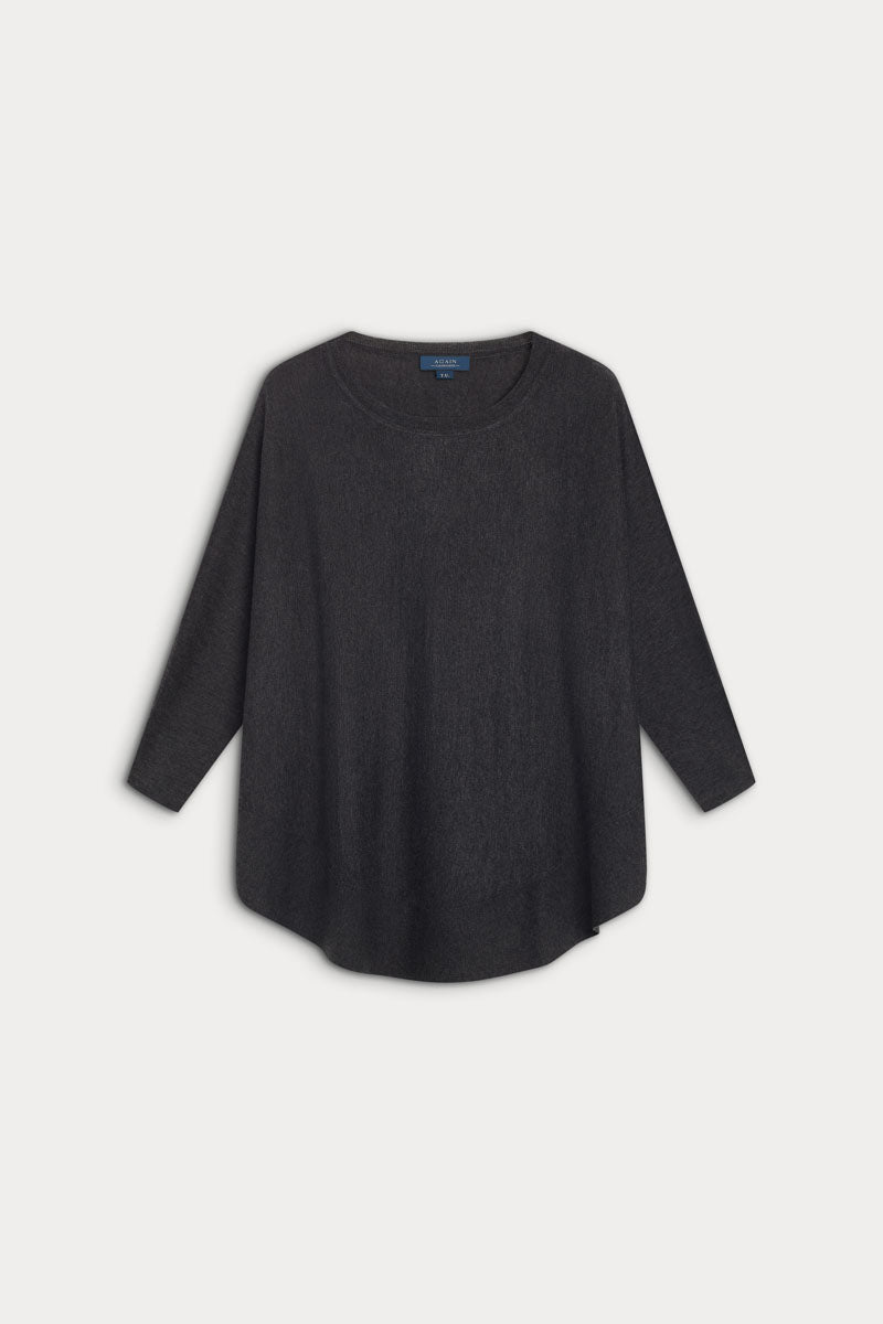  Poncho Caja Redondo Cashmere y Seda 