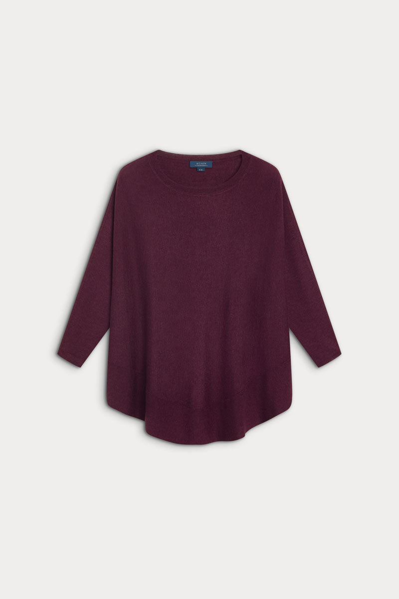  Poncho Caja Redondo Cashmere y Seda 